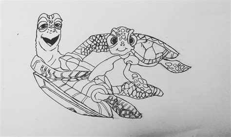 Crush The Turtle Coloring Page