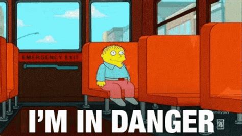 Im In Dange The Simpsons GIF - Im In Dange The Simpsons Ralph Wiggum ...