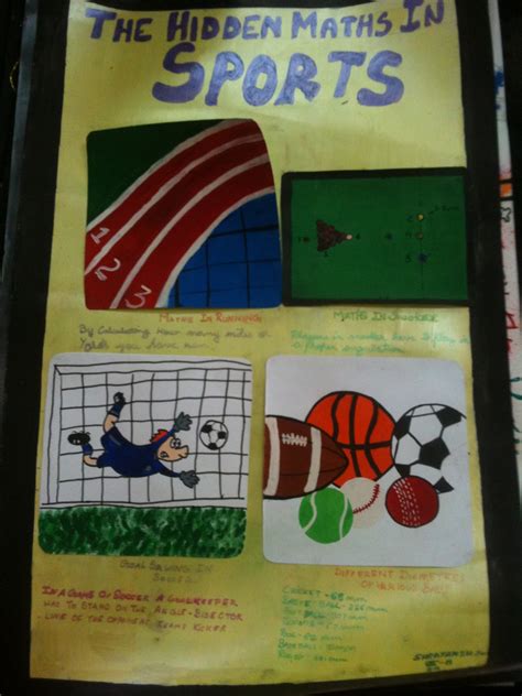 Bbps (Bal Bharati Public School), Rohini: Maths in Sports - Poster Making