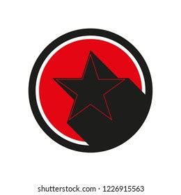 Abstract Red Star Logo Vector Illustration Stock Vector (Royalty Free) 1226915563