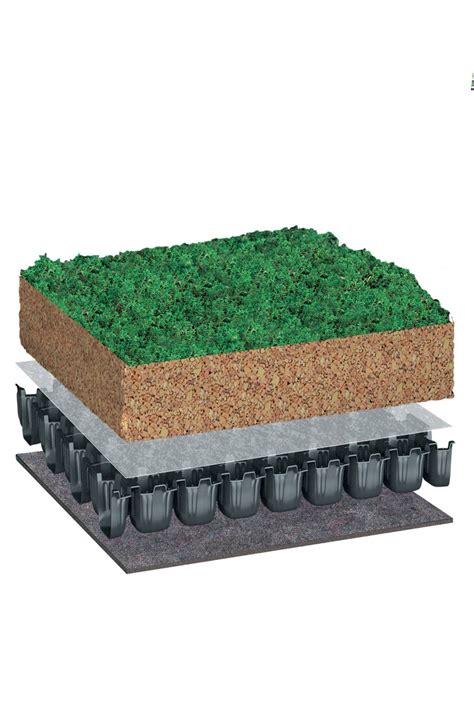 Bauder SB Sedum Blanket Extensive Green Roof System, Flat Roof | Bauder ...