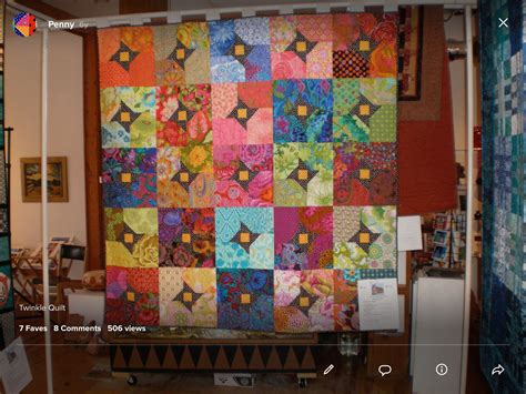 Kaffe Fassett Quilts, Scrappy Quilts, Easy Quilts, Star Quilt Patterns, Twinkle Twinkle Little ...