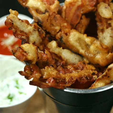 Crispy Deep Fried Bacon