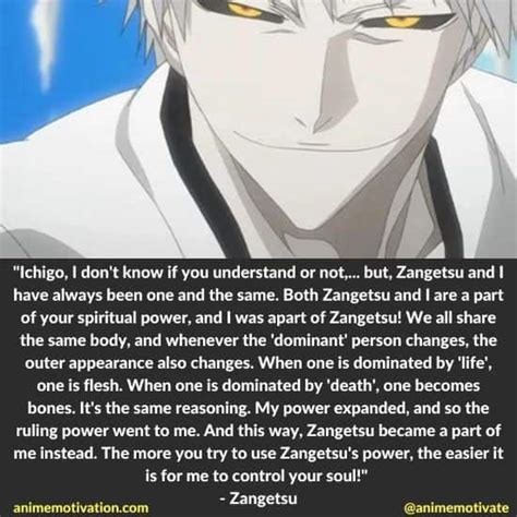 Más de 12 mejores citas de Zangetsu para fanáticos de #Bleach