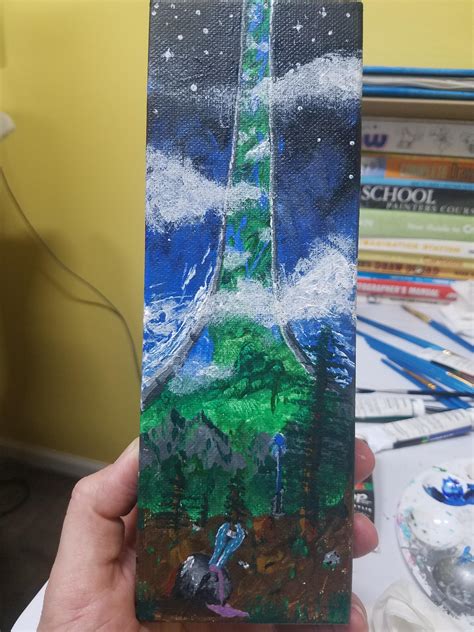 Tried my hand at a Halo painting! Part of what will be a series of ...