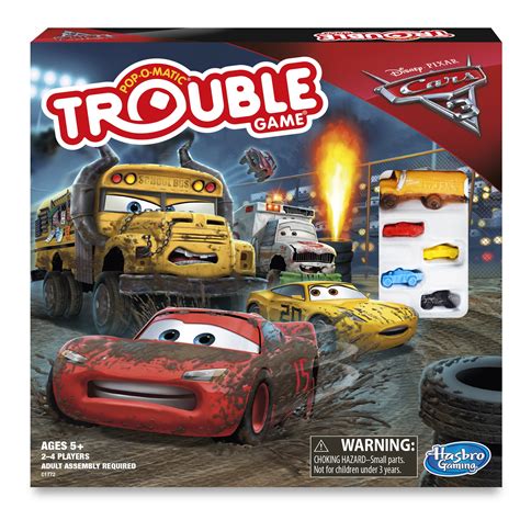 Trouble Game: Disney/Pixar Cars 3 Edition - Walmart.com