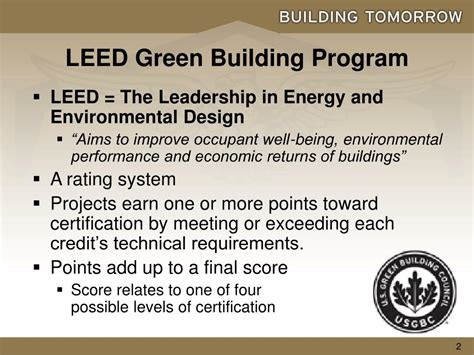 PPT - LEED Green Building Program PowerPoint Presentation, free ...