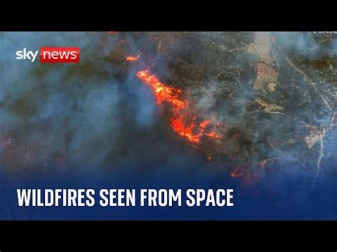 Rhodes wildfires: Satellite images show fires continue to burn on Greek island - The Global Herald