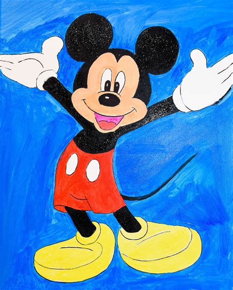 MICKEY MOUSE - BIRTHDAY PAINT KIT - Take Home Kit - Art Fun Studio