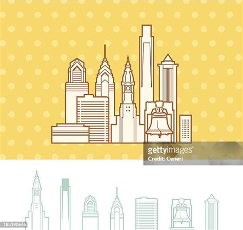 Philadelphia Skyline Vector Photos and Premium High Res Pictures - Getty Images