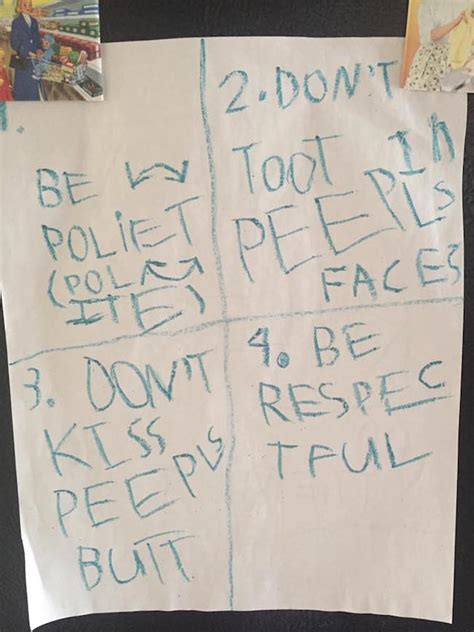 The Best 'House Rules' I've Ever Seen Were Posted By A Five-Year-Old