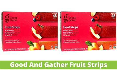 Good And Gather Fruit Strips - Diet Dealer