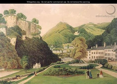 Matlock Bath from the grounds of the Bath Hotel, 1895 - E. Wray ...