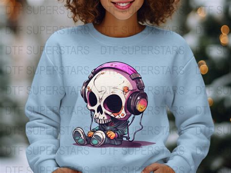 DJ Skeleton Cartoon Digital Download High-resolution 300 Dpi Png Modern ...