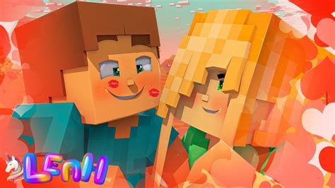 Minecraft life of STEVE & ALEX - KISSING ON THE FIRST DATE... - YouTube