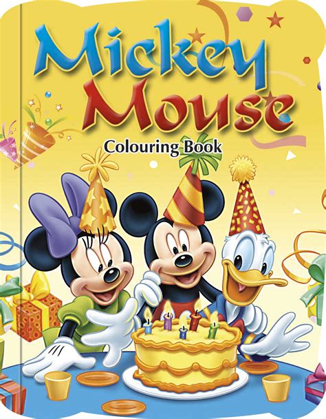 “Mickey Mouse” Cartoon Colouring Book (Pocket) - Rabia Books