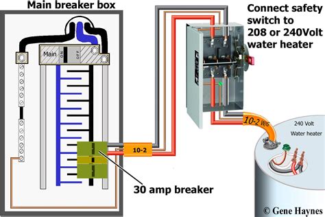 Ge 30 Amp 120/240-Volt 240-Watt Fused Ac Disconnect-Tf30Rcp - The - 30 Amp Disconnect Wiring ...