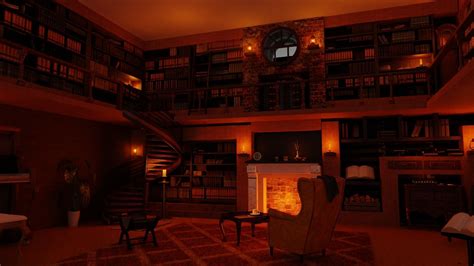 Cozy Library Interior 3D model | CGTrader