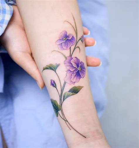 30 Amazing Violet Tattoo Designs to Get This Year