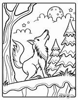 Wolf Coloring Pages Free PDF Printables  Simply Love sketch template