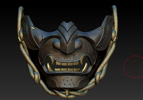 Ghost of Tsushima mask | CGTrader