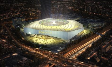 FC Nantes reveals proposed design for striking new stadium ...