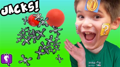 BALL n' JACKS Game with HobbyPig - YouTube