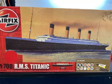 AIRFIX 1/700 SCALE RMS Titanic model ship kit Open Box Sealed Contents ...