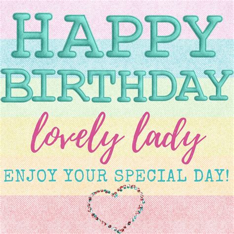 Happy b-day lovely lady! | Happy birthday wishes quotes, Birthday ...