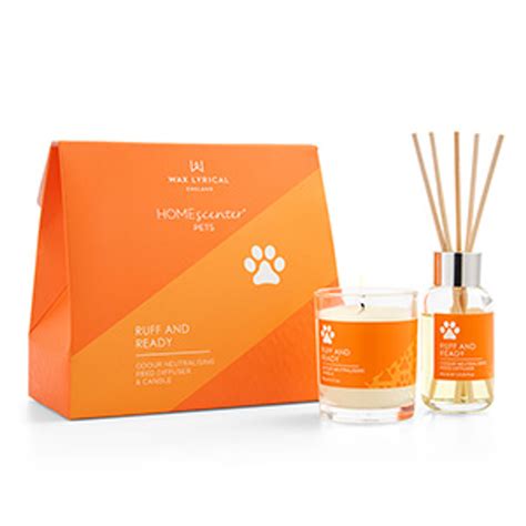 The Bee's Knees British Imports - Ruff & Ready Odor Neutralizing Reed Diffuser & Candle Gift Set ...