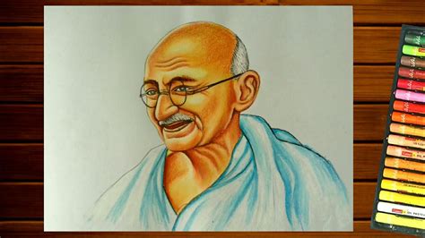 Mahatma Gandhi Drawing Easy For Kids - Jack Frost