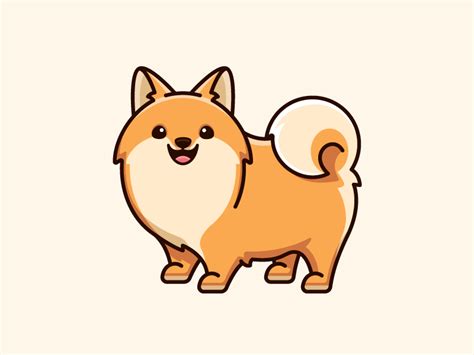 Pomeranian by Alfrey Davilla | vaneltia on Dribbble Cartoon Dog ...