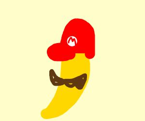 Mario as a banana - Drawception