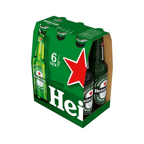 Heineken 6 Pack - Dutch Pale Lager Beer - 330ml – Boozy.ph