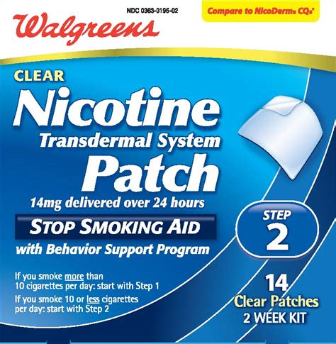 Nicotine Patch: Package Insert - Drugs.com