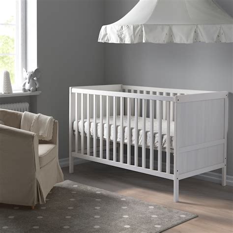 SUNDVIK Crib, white, 27 1/2x52" - IKEA