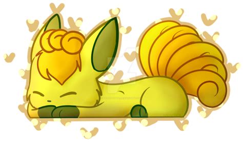 Shiny Vulpix by FriendlyPoe on DeviantArt