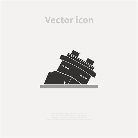 50+ Sinking Ship Silhouette Stock Illustrations, Royalty-Free Vector ...