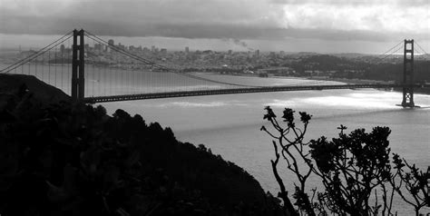 Golden Gate Bridge Black White Photograph by Jeff Lowe - Fine Art America