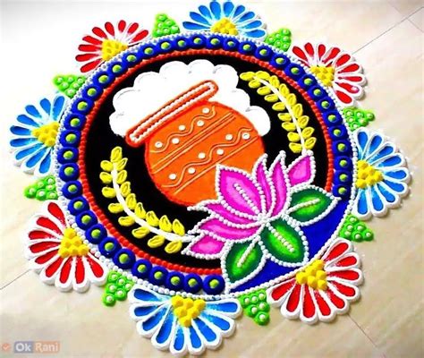 Pongal Kolam Designs 2024: A Blend of Tradition and Creativity | OkRani.com