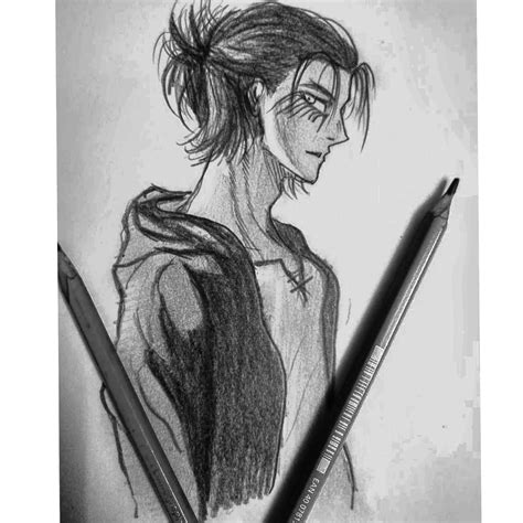 Eren Yeager Drawing Amazing - Drawing Skill