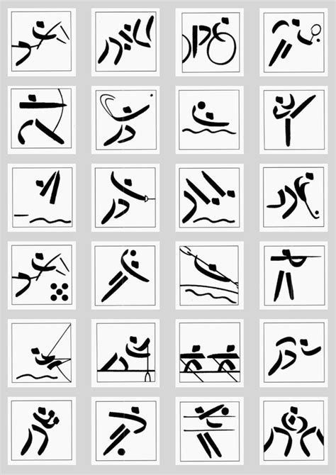 The History of the Olympic Games icons - Icon Utopia