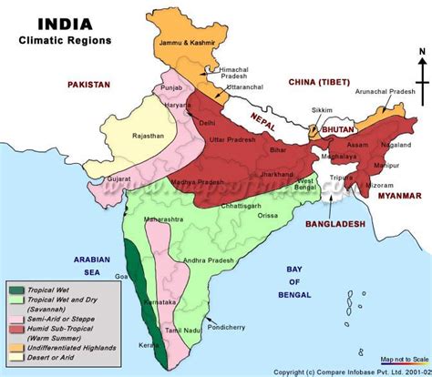 Climate Map of India