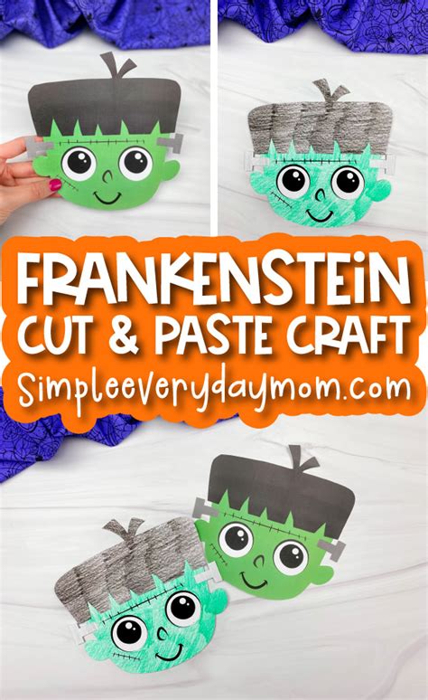 Frankenstein Cut And Paste Craft [FREE Printable]