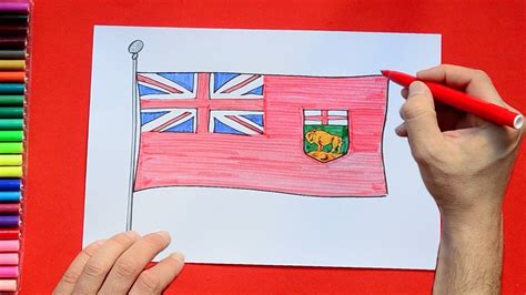 How to draw the Flag of Manitoba, Canada - YouTube