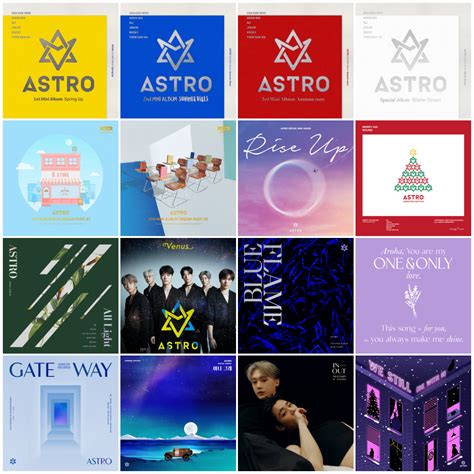 ASTRO Album Covers compilation. | Album covers, Astro, Astro kpop