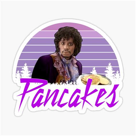 "Pancakes Dave Chappelle Prince Chappelle's Show" Sticker for Sale by ...