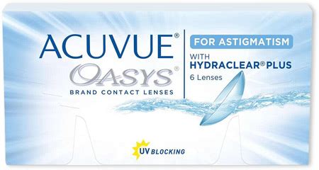 ACUVUE OASYS for ASTIGMATISM - Parameters and Specs - Optix-now