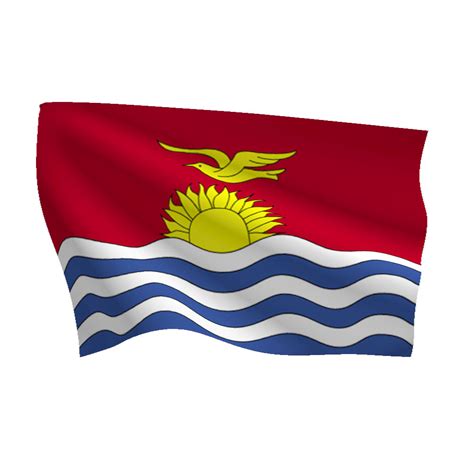 Kiribati Flag (Heavy Duty Nylon Flag)