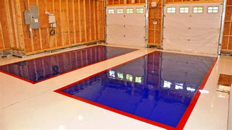 Oxy Red Garage Floor Epoxy — Schmidt Gallery Design